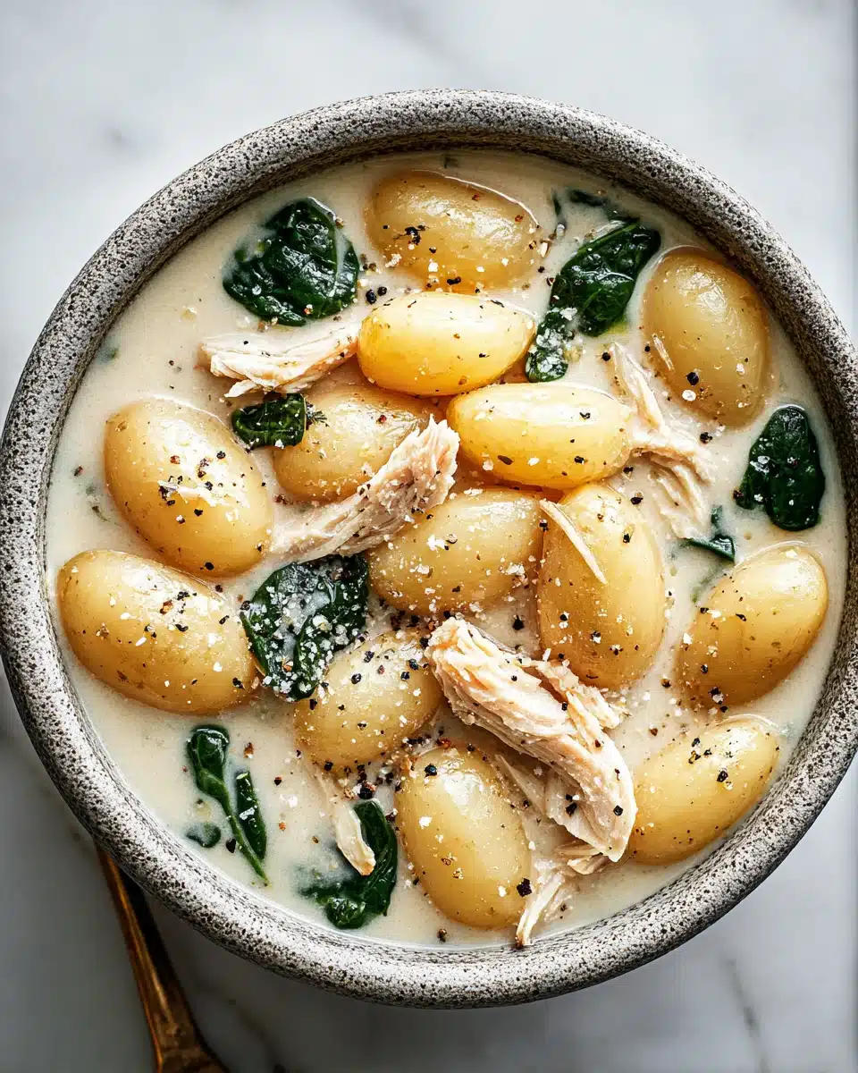 Crispy golden potato wedges in a white bowl with herbs and creamy dipping sauce on a rustic slate background