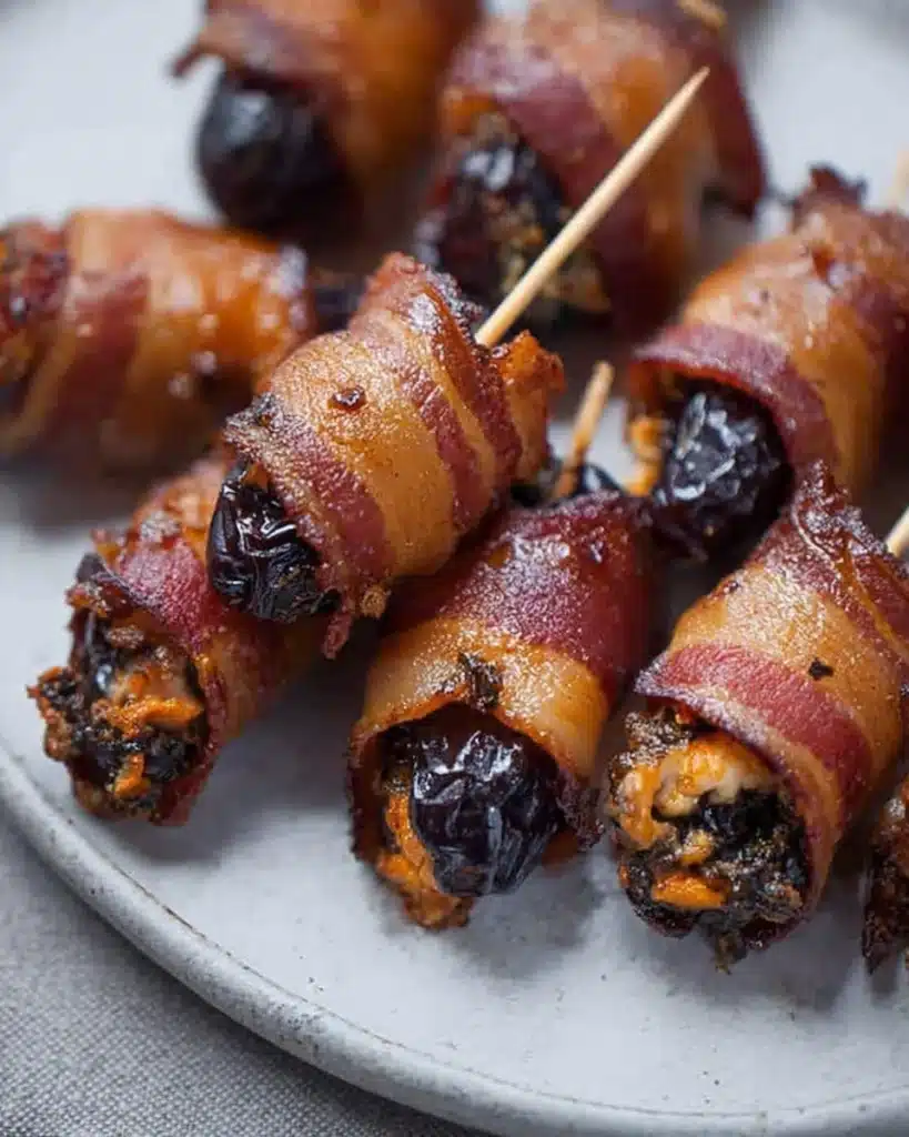 Thanksgiving Appetizers Everyone Will Love | Easy Holiday Recipes 9 Bacon wrapped dates stuffed with cheese Thanksgiving appetizers